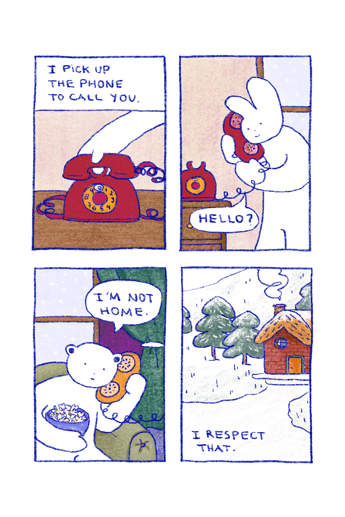 Not home