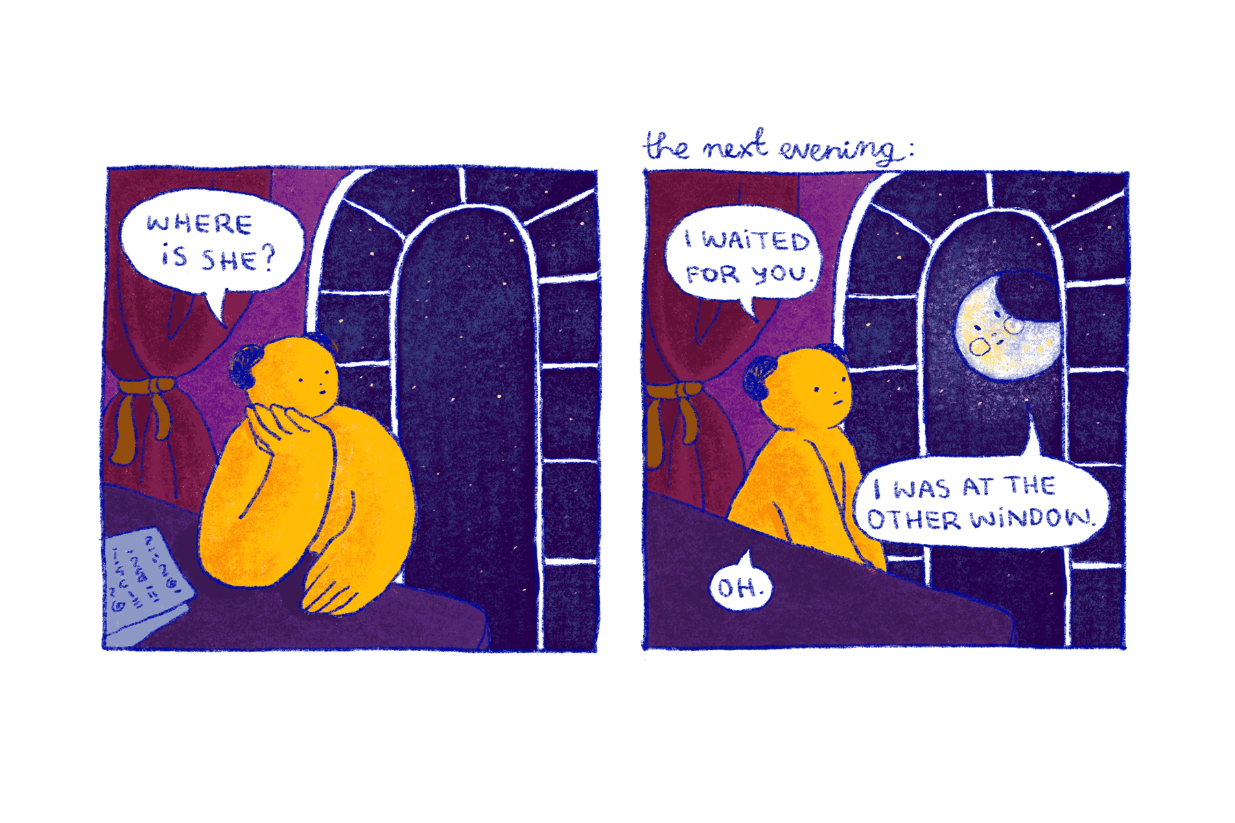 The moon