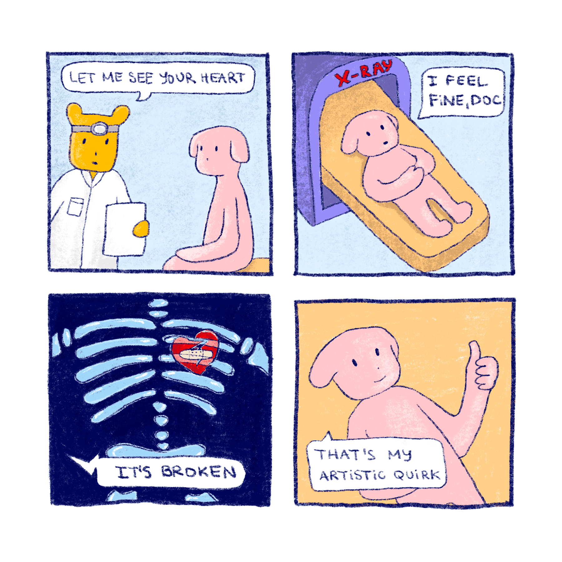 I feel fine, doc