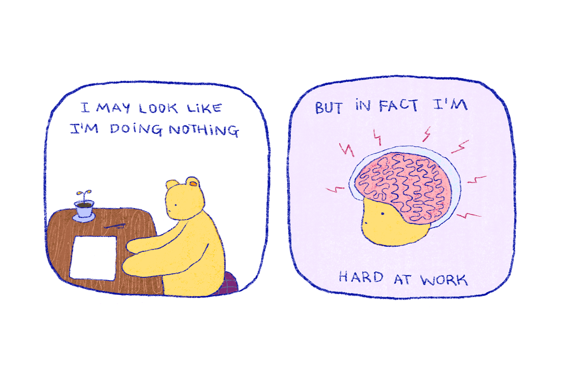 Hard at work